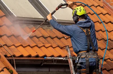 Démoussage et hydrofuge de toiture à Boé